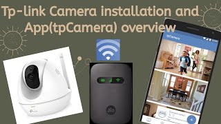 TpLink camera installation and apptpCamera overview Easy steps to connect camera by wifi [upl. by Welcome61]