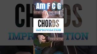 Chord Improvisation Am F C G  Chord Progression Strumming  Explore Guitar Theory with Aman Verma [upl. by Oirasan]