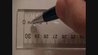 Measuring Lines in Inches and Half Inches with a Ruler Revised [upl. by Eednas]