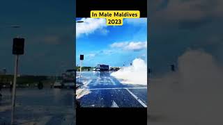 Tsunami In Today Maldives 2023 [upl. by Tristram830]