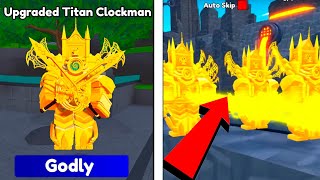 OMG NEW UPGRADED TITAN CLOCKMAN CRATE IS HERE   Toilet Tower Defence EPISODE 73 PART 2 [upl. by Hogarth]