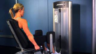 Life Fitness Optima Series Hip Abductor Adductor Instructions [upl. by Nuhsal]