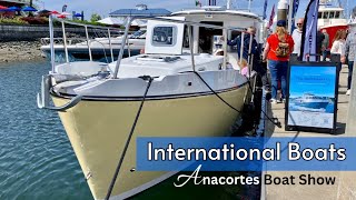 International BOATS 🚤⚓️at the Anacortes BOAT SHOW [upl. by Sidoon]