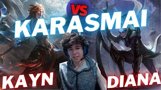 KARASMAI  KAYN VS DIANA  JNG GAMEPLAY  Patch 1421  Season 14  LeagueofLegends [upl. by Rezal]