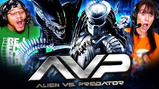 ALIEN VS PREDATOR 2004 MOVIE REACTION FIRST TIME WATCHING AVP  Xenomorph  Full Movie Review [upl. by Eniffit]