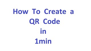 How to create QR Code in 1min  Codeasy  QR Code [upl. by Heyes]