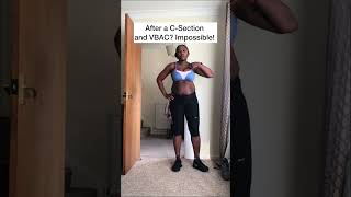 ‼️I would never lose my postpartum weight after a Csection amp VBAC ⁉️vbac postpartumfitjourney [upl. by Areis]