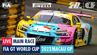 REPLAY  Main Race  FIA GT World Cup  Macau GP 2023 [upl. by Riva]