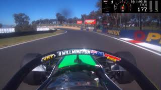 Braydan Willmington takes S5000 for lap of Mount Panorama [upl. by Flita]