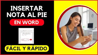 CÓMO INSERTAR NOTA CITA AL PIE EN WORD CON LOCUCIONES LATINAS Ibíd Íd OpCit [upl. by Nnav]