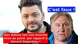 Kev Adams fait une énorme mise au point sur Gérard Depardieu [upl. by Osyth]