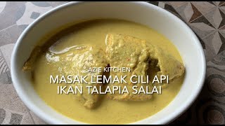 Masak Lemak Cili Api Ikan Talapia Salai [upl. by Bergin655]