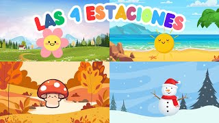 Canción infantil Las estaciones del año  Spanish childrens song The seasons of the year [upl. by Adlig]