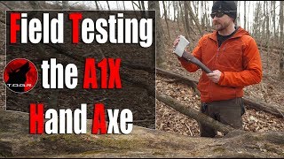 Razor Sharp  Woox A1X Hand Axe  Field Test [upl. by Zzaj293]