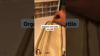 Organize suas canetas com estilo e praticidade com este lindo estojo 🥰🤩 [upl. by Adnilram]