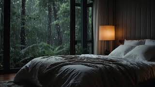 Heavy Rain amp Thunder  Rain sounds for Sleep  1 hour rain sounds for sleep [upl. by Nevuer]