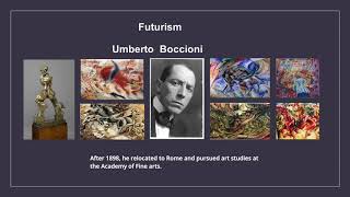 Futurism  Umberto Boccioni 20th century [upl. by Ainitsirk557]