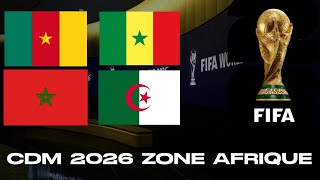 Mes pronostics pour les éliminatoires de la CDM 2026  Zone Afrique [upl. by Og]