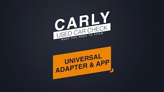 GebrauchtwagenCheck Teil 2 Carly Universal Adapter amp App [upl. by Ced]