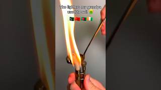 Which countrys lighter is stronger🇧🇩🇨🇮😱mini wood toywoodworking art skill  hand craft ytshorts [upl. by Sheply]