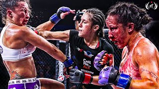 FULL FIGHT Alexa Grasso DESTROYS Jodie Esquibels FACE [upl. by Vergne]