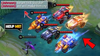 Yuzuke Got Chased By 5 Johnson Main 😭  They Target Locked Me 🥲  Can King of Lifesteal Survive 🤯 [upl. by Derreg]