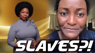 African Sista Slams Other Africans For Calling Black Americans Slaves [upl. by Enirehtahc]