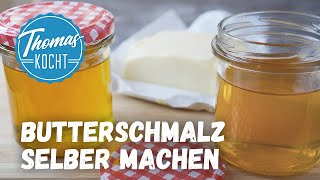 Butterschmalz selber machen  die perfekte Alternative zu Sonnenblumenöl [upl. by Koralle]