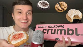 ASMR Crumbl Cookies Mukbang 🍪💤 eating sounds [upl. by Fitz671]