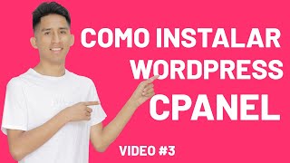 Como INSTALAR Wordpress en cPanel BANAHOSTING 2023  Video 4 [upl. by Sussi]