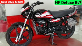 Hero Hf Deluxe 2024 Model Price🔥Hero Hf 100 New Model 2024 On Road Price🗓DownPayment ₹20k💰Emi Review [upl. by Peednam]