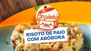 Risoto de Paio com Abóbora [upl. by Neffirg304]