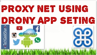 How to get proxy internet to apps in mobile using drony [upl. by Ma]