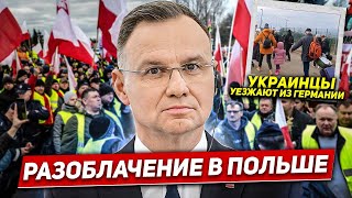 Разоблачение в Польше Германия украинцы уезжают Новости сегодня [upl. by Mccormac]