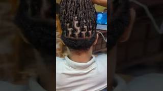 Crochet retwist locs  loc maintenance crochetdreadlocks locs menwithdreadlocks [upl. by Atter223]