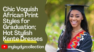 New Voguish African Print Styles for Graduation PartiesShort Kente Dress StylesStylish Ankara Gown [upl. by Eisler]