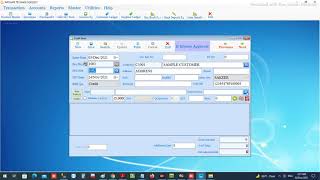 CREDITNOTE  SALES RETURN  INFOGATE ACCOUNTING SOFTWARE [upl. by Almire629]