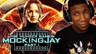 The Hunger Games Reaction  Mockingjay Part 1 First Time Watching [upl. by Ahseka]