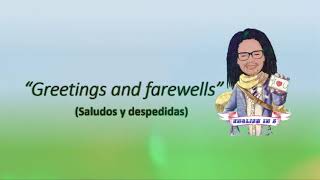 English  Greetings and Farewells  English in 5 [upl. by Arvonio]