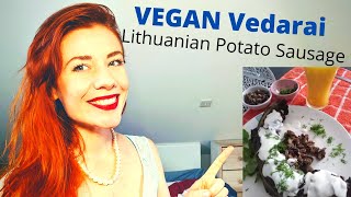 Vegan Lithuanian Potato Sausage  Veganiski Vedarai [upl. by Eadrahs193]