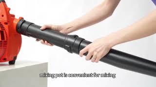 Gas Leaf Blower 2Stroke 254CC Leaf Blower Gas 459FT³H Handheld Gas Blower for Lawn Care [upl. by Odirfliw]