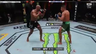 Gilbert Burns vs Kamaru Usman Full Fight Highlits UFC 258 ufcfighter fighting [upl. by Elmore170]