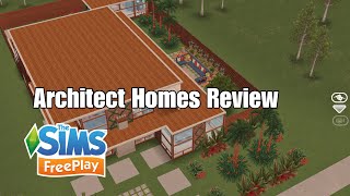 Sims Freeplay Architect Homes Review [upl. by Bellina]