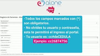 ¿Cómo registrarte en ALONE PATIENTS [upl. by Tichonn]