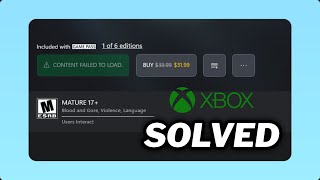 How to fix Xbox app error quotContent failed to loadquot in Windows 1011 [upl. by Demha450]