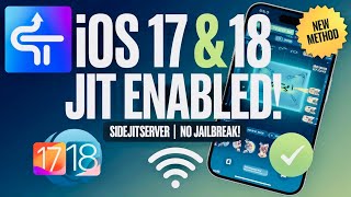 How to Enable JIT on iPhone amp iPad iOS 18 amp 17  SideJITServer Tutorial [upl. by Verlee315]