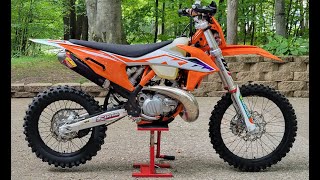 2023 KTM 300 XCW suspension question [upl. by Aivital255]