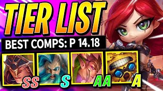 BEST TFT Comps for Patch 1418  Teamfight Tactics Guide  Set 12 Ranked Beginners Meta Tier List [upl. by Nothgiel244]