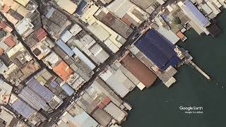 Aerial Map of Walking Street  Pattaya [upl. by Nappie]