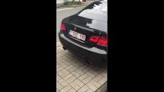 BMW 335d milltek exhaust  DPF delete  remap soundcheck [upl. by Eicak]